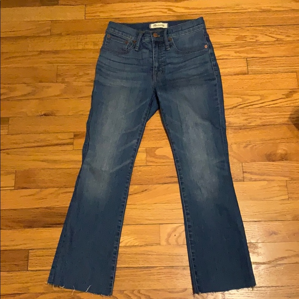 Madewell Jeans Cali Demi Boot Kemper wash, size 25